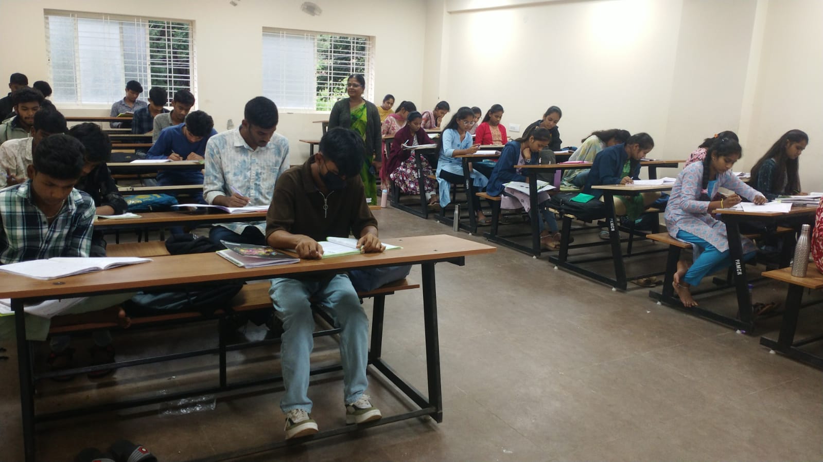 Students in a Venus Academy classroom
